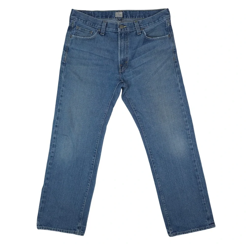 Southern Tide Vintage Jeans Mens 34x30 Blue 100% Cotton Straight Leg Denim